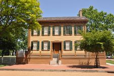 Abraham Lincoln S House Royalty Free Stock Image Abraham Lincoln S House Royalty Free Stock Image