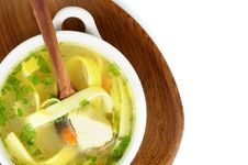 Chicken Noodle Soup Stock Image