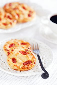 Cottage Cheese Pancakes Royalty Free Stock Photography Cottage Cheese Pancakes Royalty Free Stock Photography