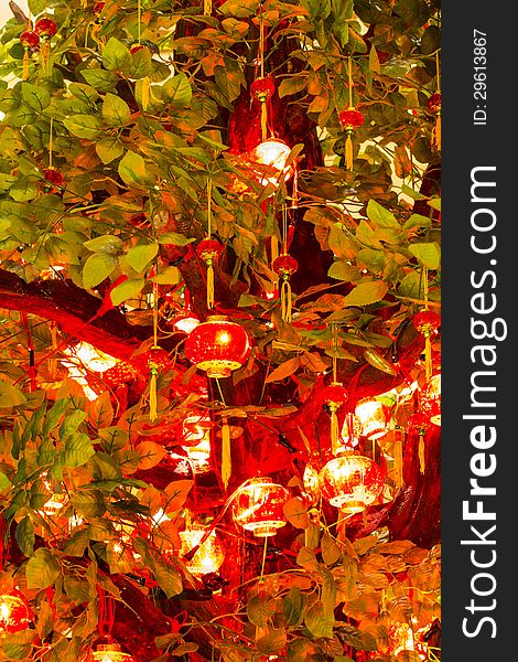 Chinese New Year Tree (Man made object). Chinese New Year Tree (Man made object)