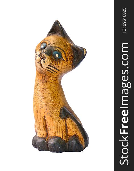 Wooden cat