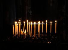 Church Candles Royalty Free Stock Photos Church Candles Royalty Free Stock Photos