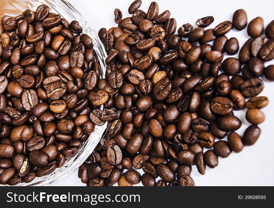 A bowl of Fresh Coffee beans