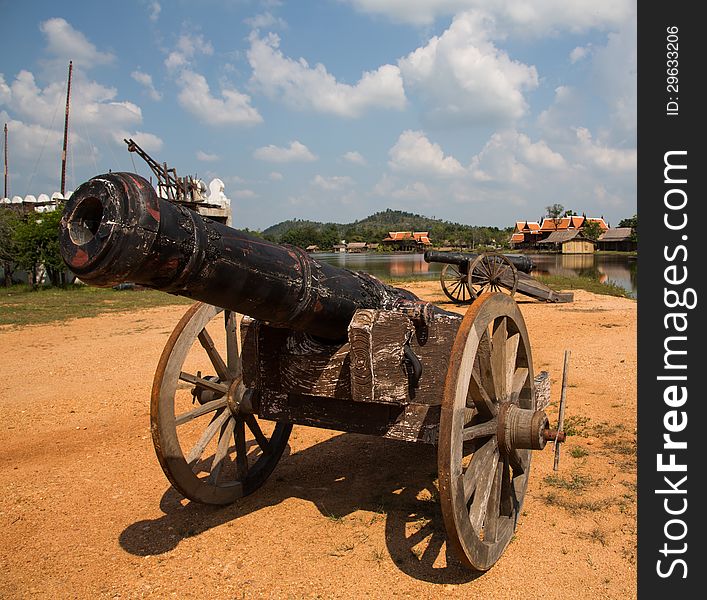 Thai ancient cannon.