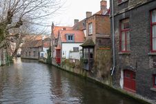 View Of The Canals Of Bruges Stock Image View Of The Canals Of Bruges Stock Image