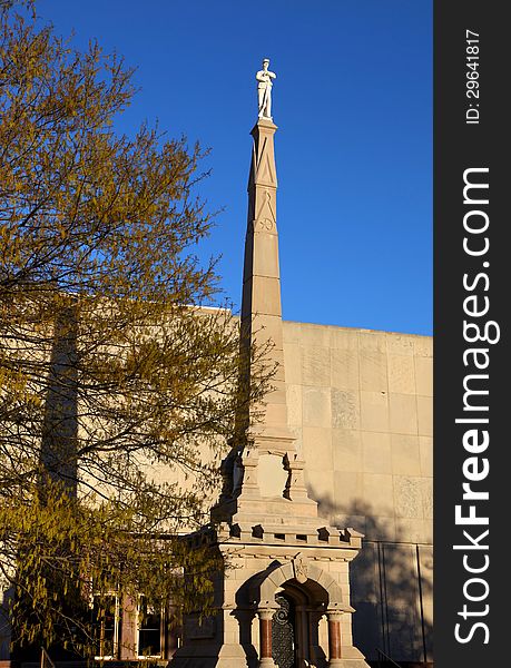 Confederate monument in Jackson Mississippi