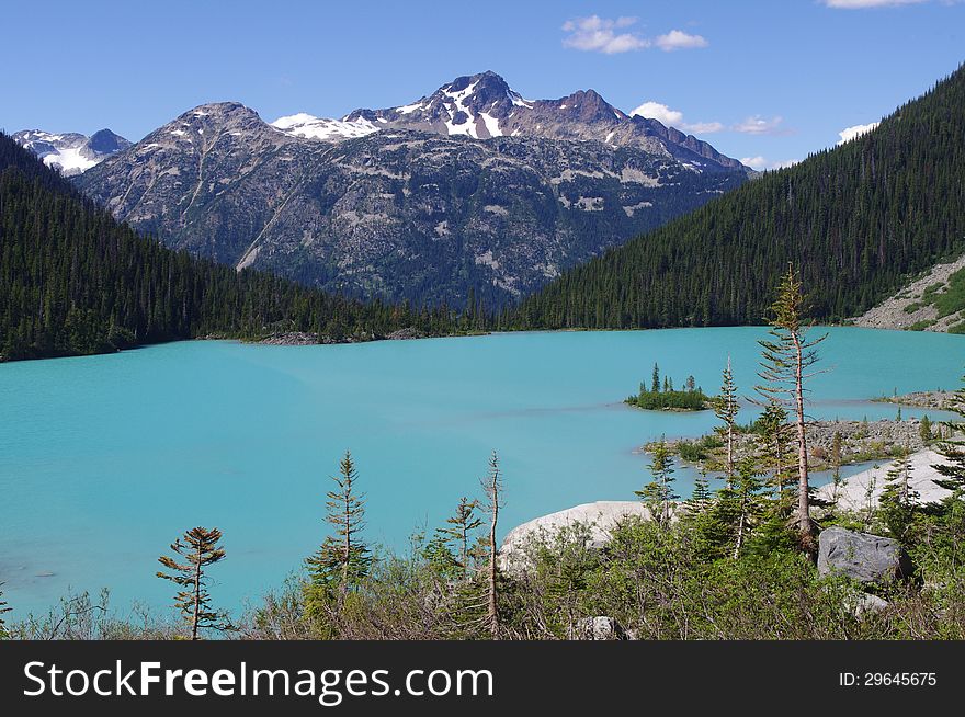 Joffre Lakes Provincial Park near Pemberton, BC, Canada