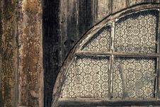 Old Wooden Wall With Window Stock Images Old Wooden Wall With Window Stock Images