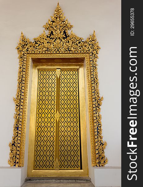 Design beautiful Thai temple gate