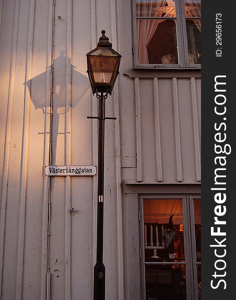 Swedish street lamp