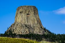 The Amazing Devil S Tower, Wyoming, USA. Royalty Free Stock Photo The Amazing Devil S Tower, Wyoming, USA. Royalty Free Stock Photo