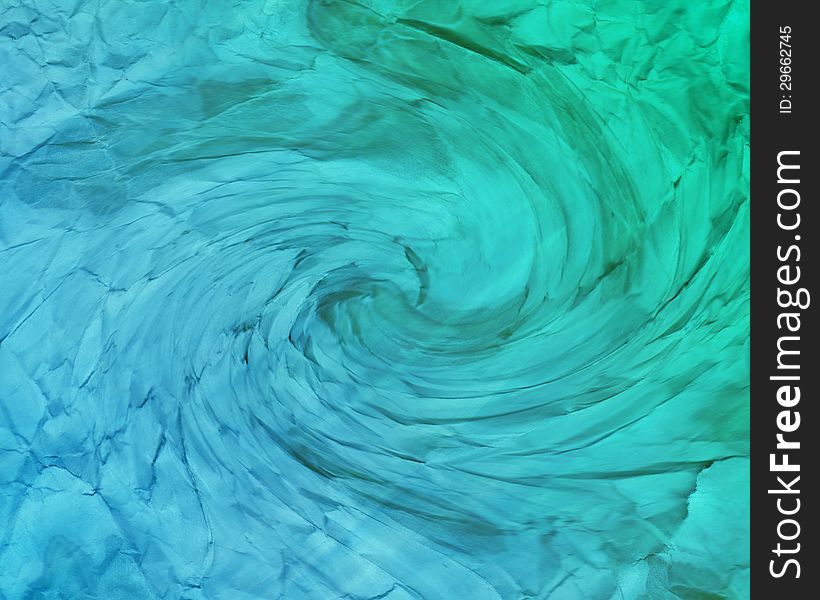 Blue-Green Swirl Texture