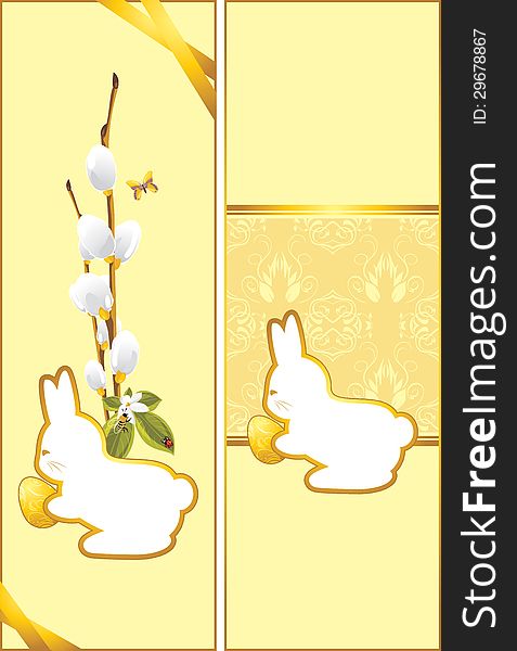 Festive Easter Cards With Bunny