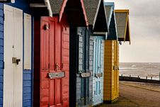 Colorful Beach Huts Stock Photo Colorful Beach Huts Stock Photo