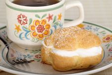 Cream Puff Dessert Stock Photography Cream Puff Dessert Stock Photography