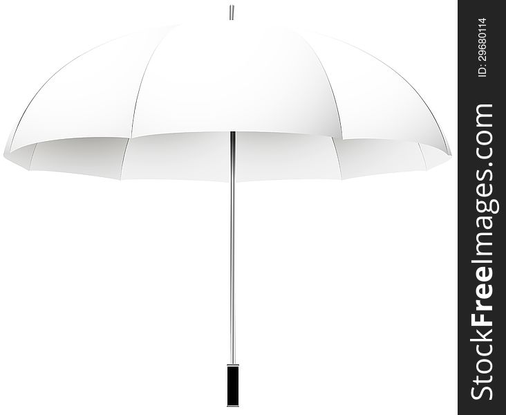 Umbrella  illustration isolated simple form eps 10
