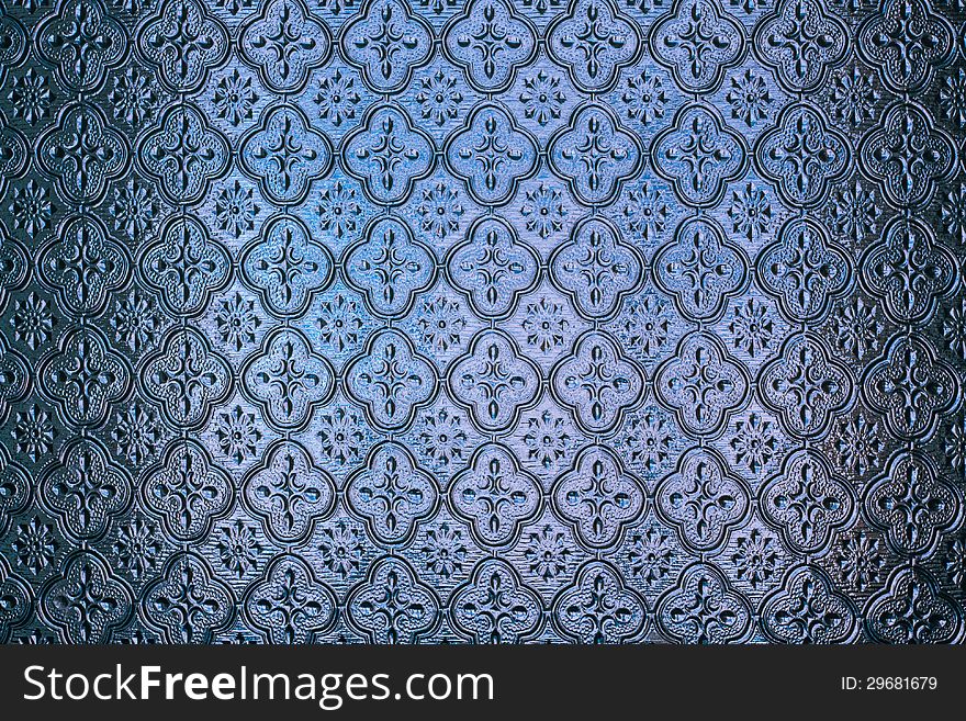 Old Blue Glass Tiles Texture. Old Blue Glass Tiles Texture