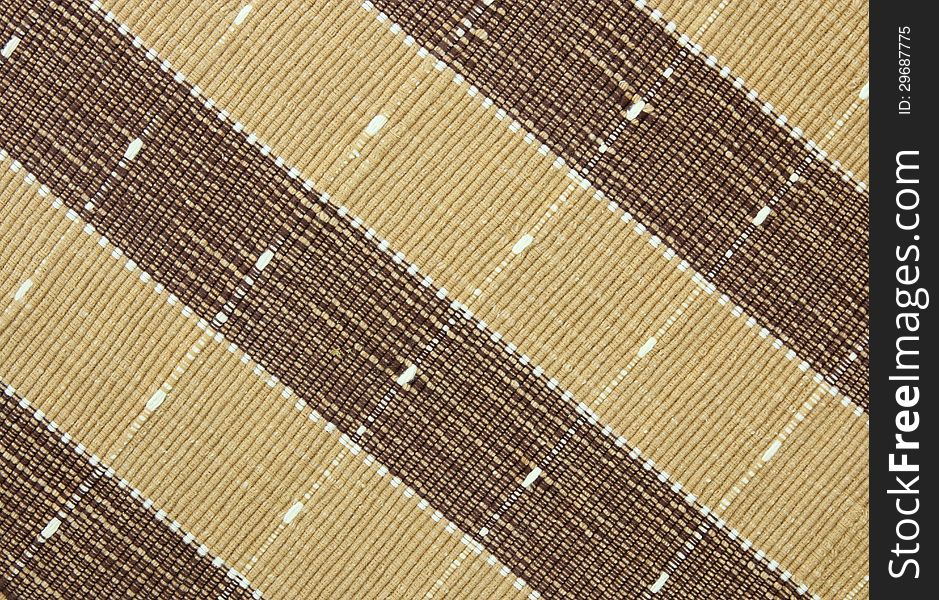 Brown Fabric Striped Texture
