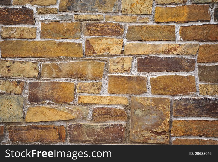 Wall of different colored bricks. Wall of different colored bricks