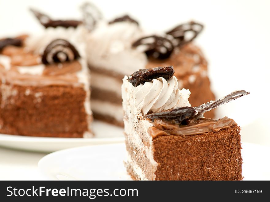Piece of fresh and sweet dessert cakes . See my other works in portfolio.