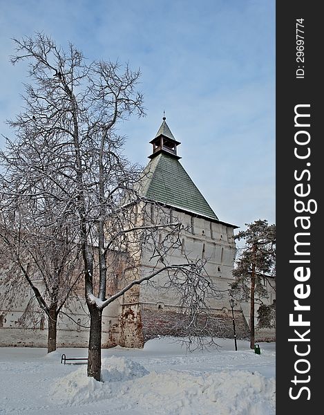 Drying Tower In Holy Trinity Sergius Lavra