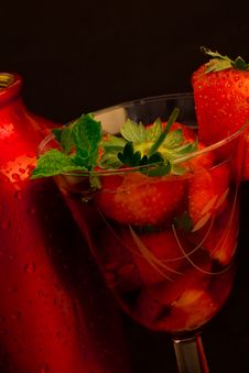 Strawberry Cocktail Stock Photography Strawberry Cocktail Stock Photography