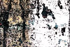 Grunge Painted Brick Wall Royalty Free Stock Photos Grunge Painted Brick Wall Royalty Free Stock Photos
