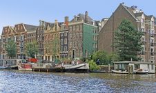 Typical View Of Amsterdam 1 Royalty Free Stock Images Typical View Of Amsterdam 1 Royalty Free Stock Images