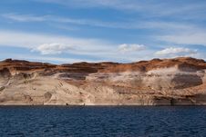 Lake Powell Shores Royalty Free Stock Photography Lake Powell Shores Royalty Free Stock Photography