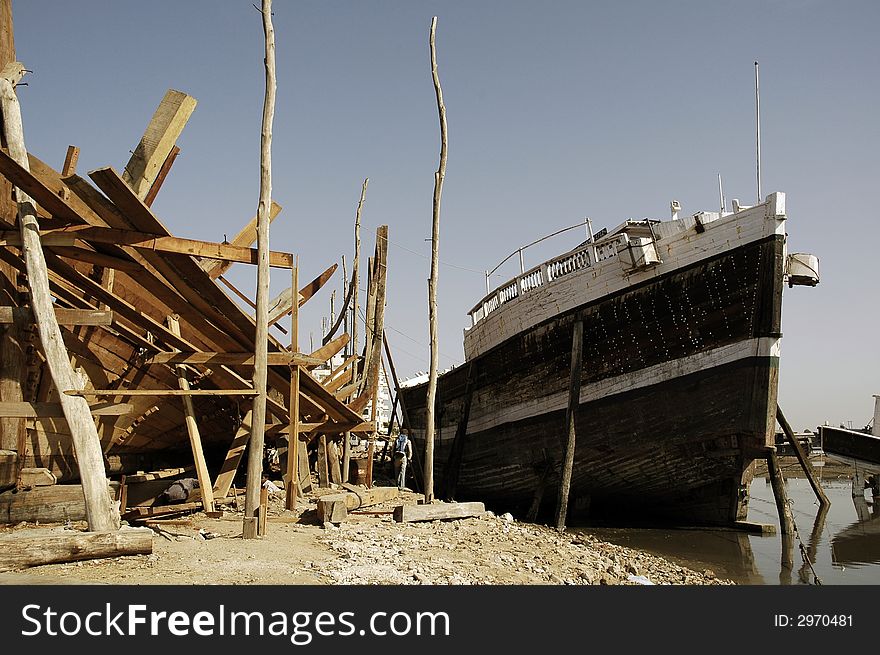 Two boats in Gujarat. India