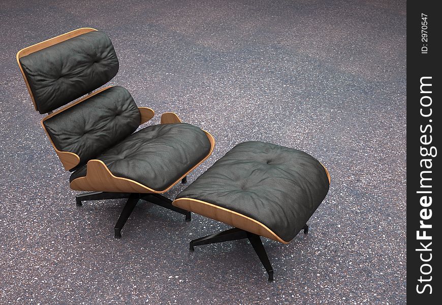 Modern Leather Recliner