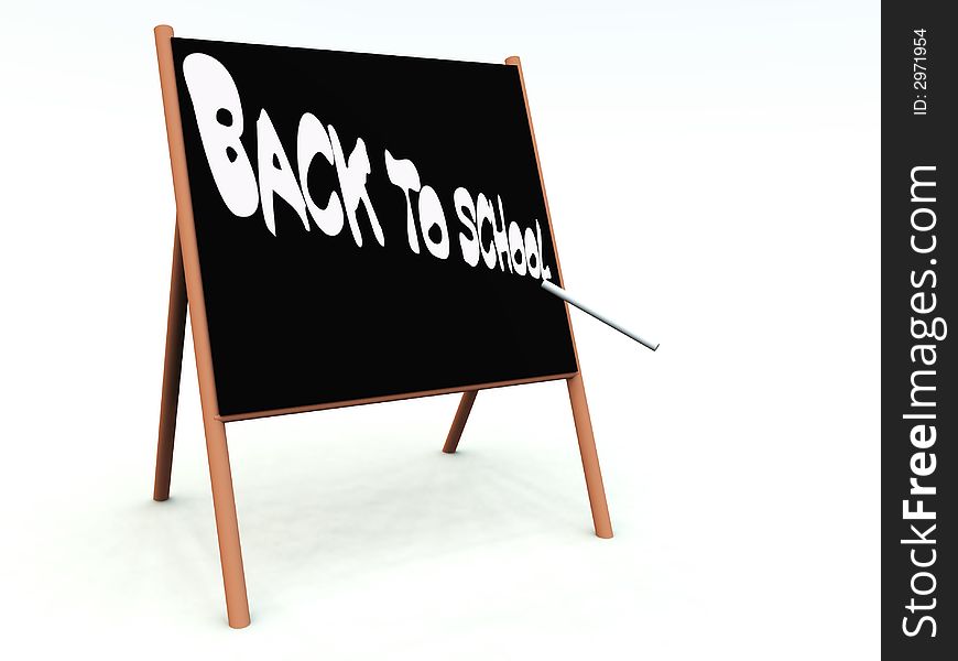 An image of a advert of a back to school sign written on a blackboard with some white chalk. An image of a advert of a back to school sign written on a blackboard with some white chalk.