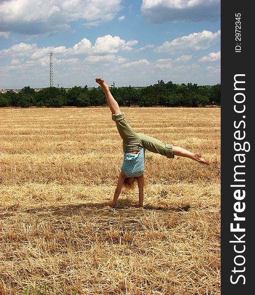 Woman In Field