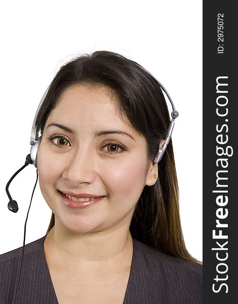 Lady With Headset