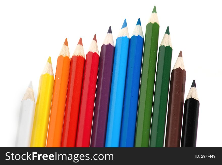 An image of pencils. Isolated on background. An image of pencils. Isolated on background.