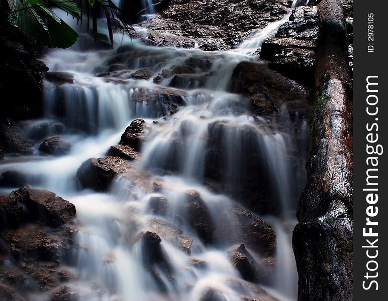 Beautiful waterfalls image at perak, malaysian