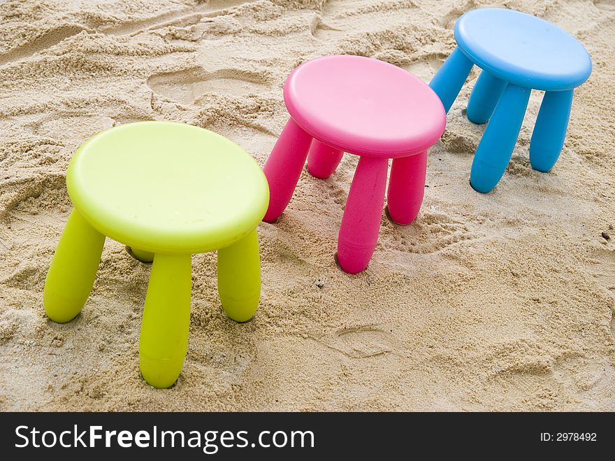 Colourful chairs