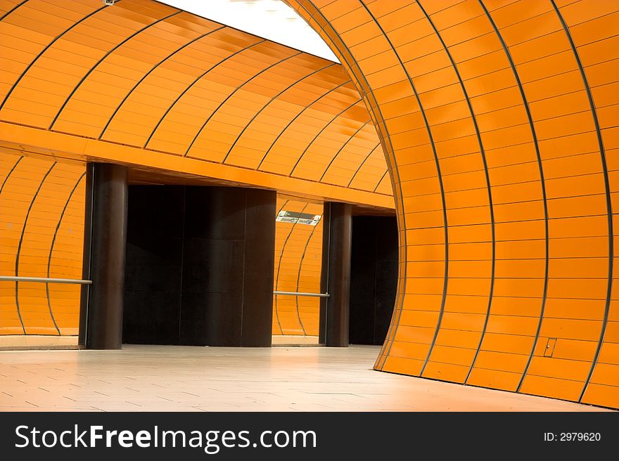 Subway station in Munich, Germany