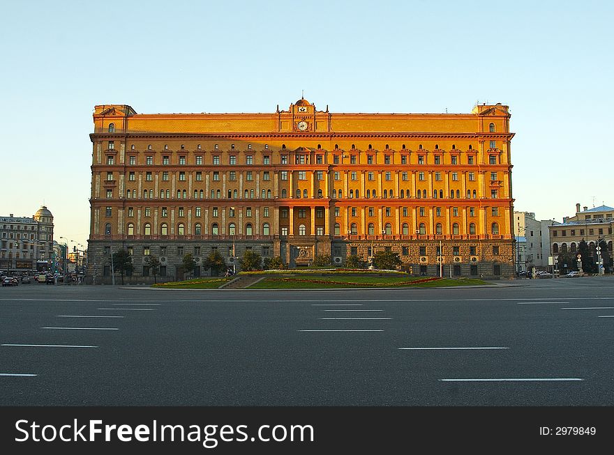 Russian secret service official head-quarter in Moscow, RUSSIA. Russian secret service official head-quarter in Moscow, RUSSIA