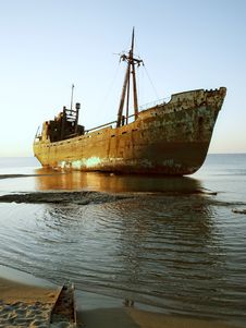 Ship Wreck M/V Dimitrios Stock Photography Ship Wreck M/V Dimitrios Stock Photography