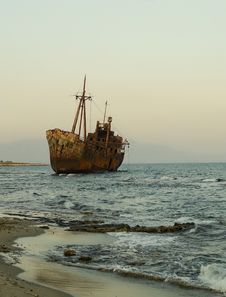Ship Wreck M/V Dimitrios Stock Image Ship Wreck M/V Dimitrios Stock Image