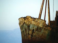 Ship Wreck M/V Dimitrios Royalty Free Stock Photos Ship Wreck M/V Dimitrios Royalty Free Stock Photos