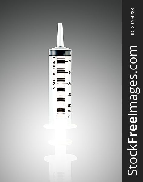 Single Plastic Syringe