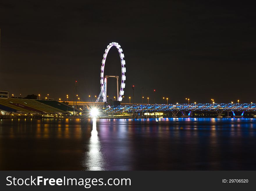 Singapore flyer that biggest in the world. Singapore flyer that biggest in the world