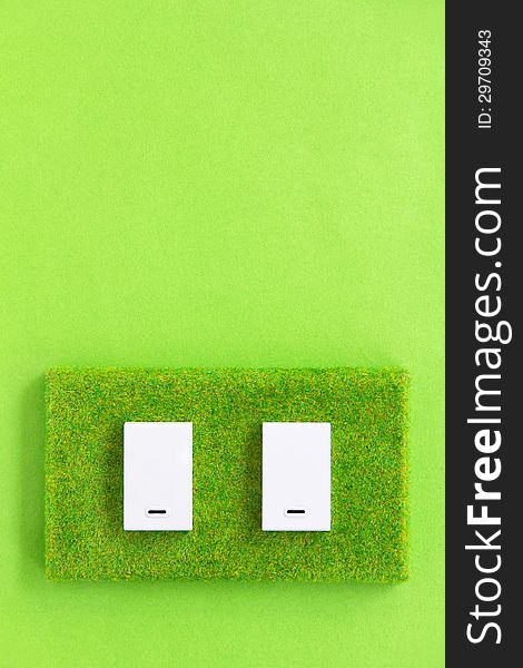 Eco switch,save energy concept