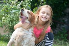 Child With Dog Stock Images Child With Dog Stock Images