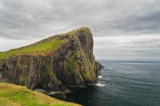Neist Point Lighthouse In Isle Of Skye, Scotland Stock Photography Neist Point Lighthouse In Isle Of Skye, Scotland Stock Photography