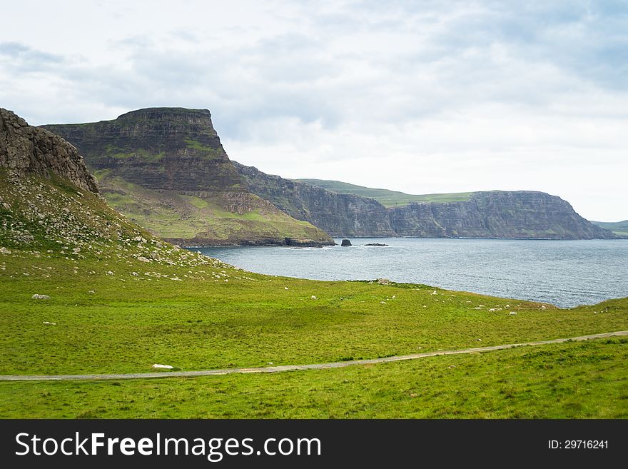 The isle of skye in Scotland, Great Britain UK. The isle of skye in Scotland, Great Britain UK