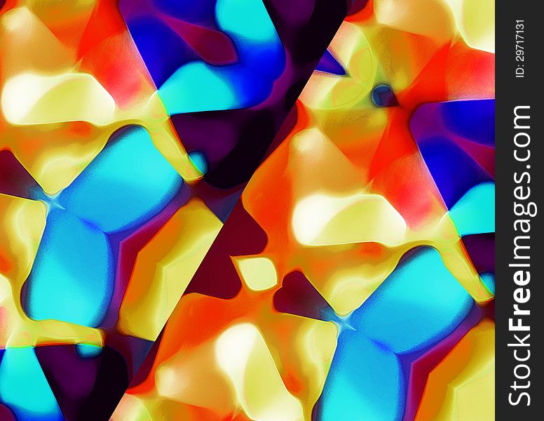 Abstract multicolored background texture with a vibrant and happy color scheme.
