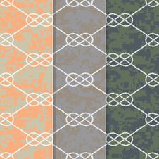 Set Of Three Seamless Figure 8 Background Patterns Stock Photography Set Of Three Seamless Figure 8 Background Patterns Stock Photography